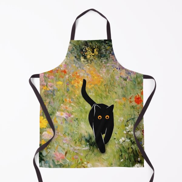 Item preview, cat in the garden designed and sold by PurrfectHome.