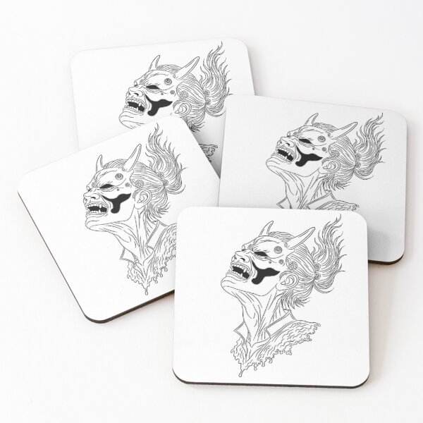 Item preview, demonio kabuki designed and sold by DigitalArtTK.