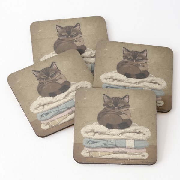 Item preview, Sable Burmese Loaf on the Warm Laundry Folk Art designed and sold by PictorialWhimsy.