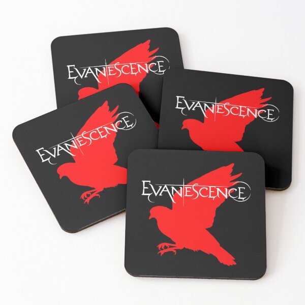 Item preview, Evanescence 2026 World Tour Dates Red Bird Silhouette Band designed and sold by AraceLidway.