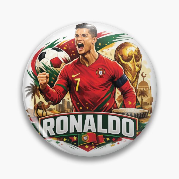 Item preview, Cristiano Ronaldo Portugal World Cup Design | CR7 Football Fan Art PNG | Soccer Legend Graphic T-Shirt Design designed and sold by Graphic Therapist.