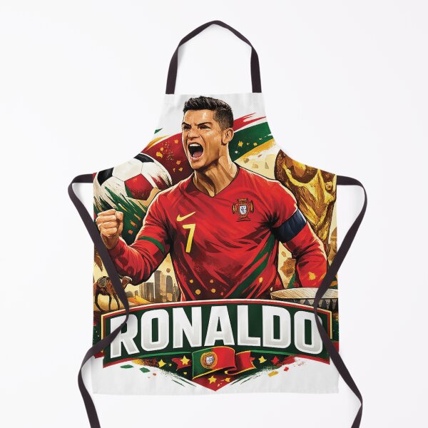 Item preview, Cristiano Ronaldo Portugal World Cup Design | CR7 Football Fan Art PNG | Soccer Legend Graphic T-Shirt Design designed and sold by Graphic Therapist.