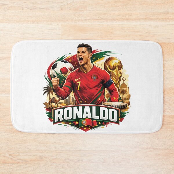 Item preview, Cristiano Ronaldo Portugal World Cup Design | CR7 Football Fan Art PNG | Soccer Legend Graphic T-Shirt Design designed and sold by Graphic Therapist.