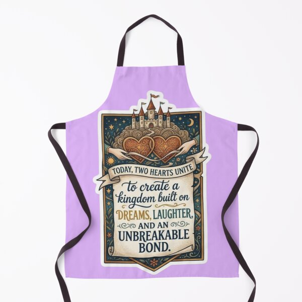 Item preview, Two Hearts Unite - Elegant Fairytale Wedding Quote Sticker designed and sold by Scro-Ciob-Shop.