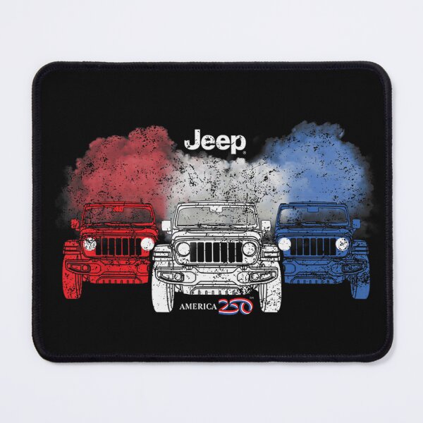 Item preview, Jeep America 250th Anniversary Patriotic Red White Blue designed and sold by AraceLidway.