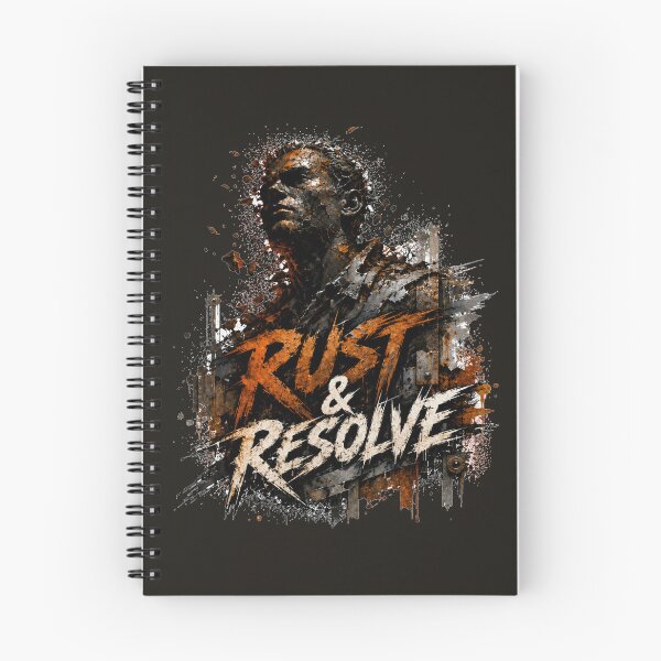Item preview, Rust & Resolve Industrial Streetwear Graphic designed and sold by Aredbox.