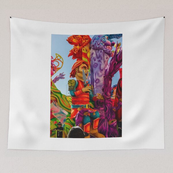 Item preview, Colorful Carnival Parade Float With Giant Puppet Warrior and Fantasy Creatures at Festival designed and sold by Nmallia.