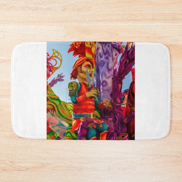 Item preview, Colorful Carnival Parade Float With Giant Puppet Warrior and Fantasy Creatures at Festival designed and sold by Nmallia.