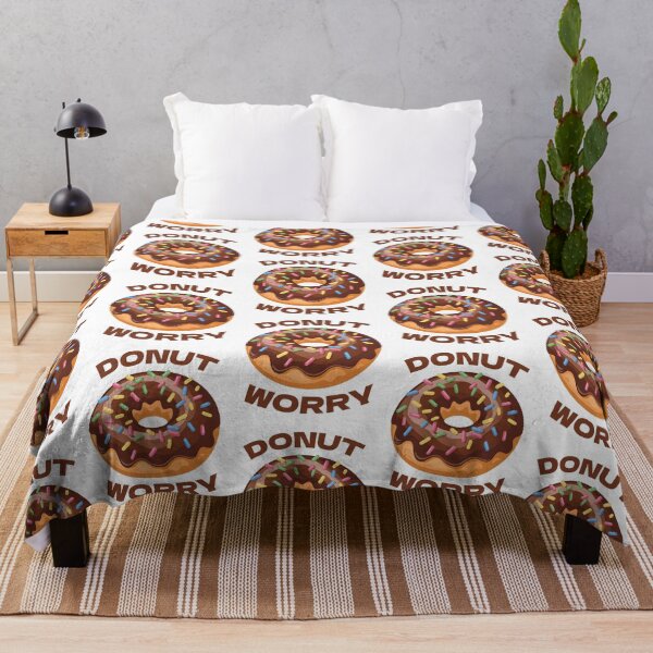 Item preview, Donut worry, don't, funny words, optimistic, positive designed and sold by wizard-work.