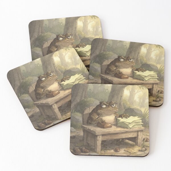 Item preview, Toad's Complaints Department Funny Cottagecore Art designed and sold by PictorialWhimsy.
