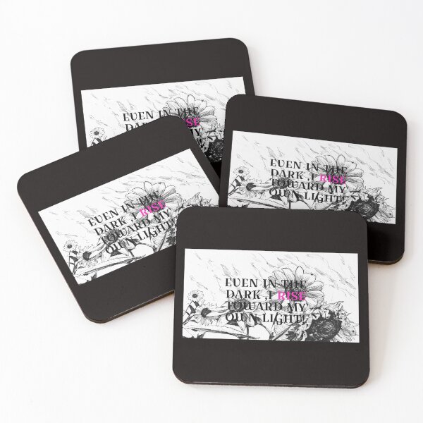 Item preview, Sunflowers in black and white with strong words  designed and sold by wallartofmio.