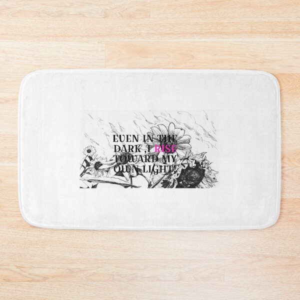 Item preview, Sunflowers in black and white with strong words  designed and sold by wallartofmio.