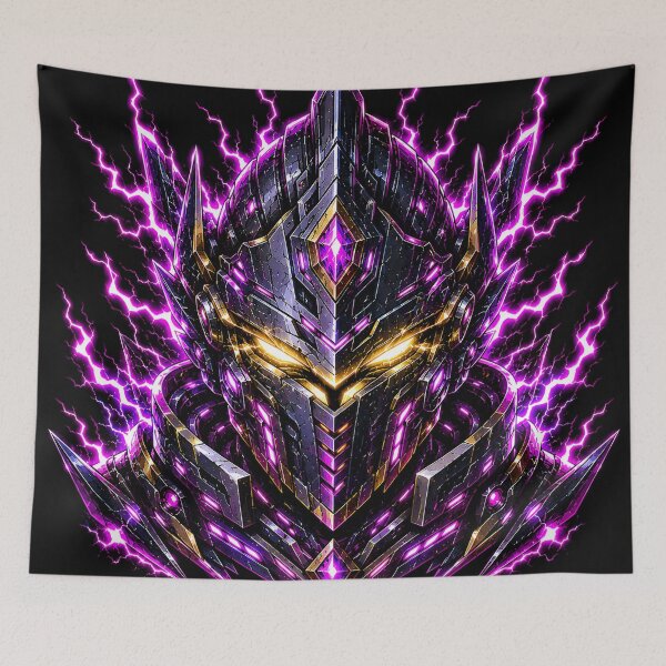 Item preview, Void Knight Cyberpunk Mecha Overlord Warrior designed and sold by RiteshCenter .