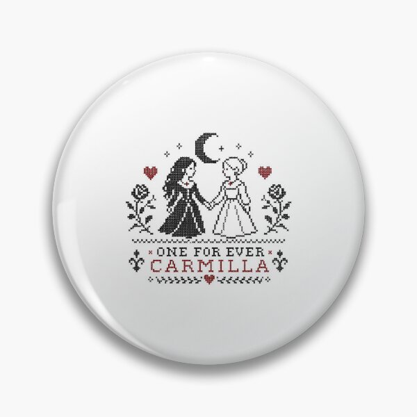 Item preview, Carmilla Cross Stitch Pixel Art One For Ever Lesbian Vampire designed and sold by Fenay Designs.