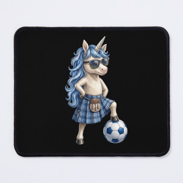 Item preview, Scottish Unicorn Soccer Player Funny Highland Football designed and sold by KAWKAW-DRHM.