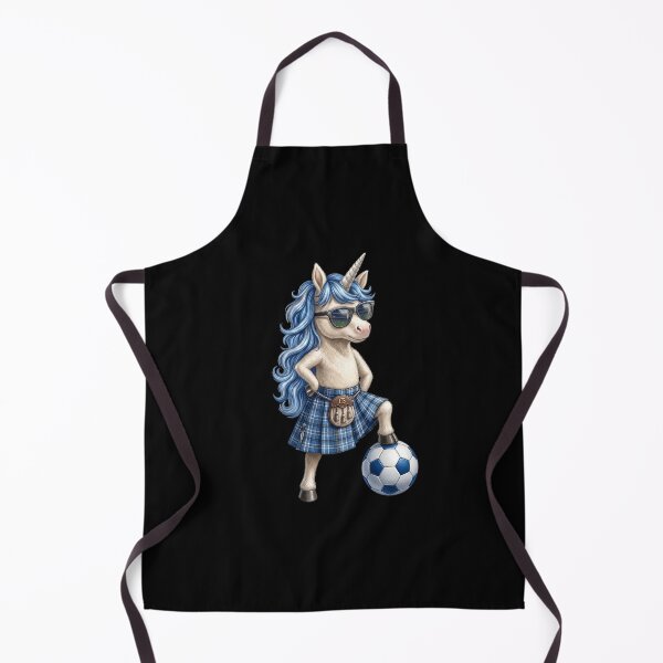Item preview, Scottish Unicorn Soccer Player Funny Highland Football designed and sold by KAWKAW-DRHM.