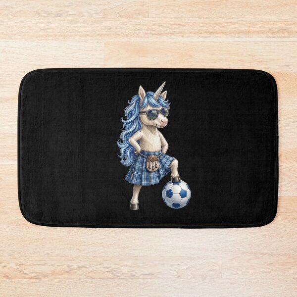 Item preview, Scottish Unicorn Soccer Player Funny Highland Football designed and sold by KAWKAW-DRHM.