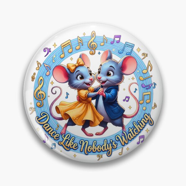 Item preview, Dance Like Nobody's Watching Cute Dancing Mice | Whimsical Music Lover Design designed and sold by Madhav Creations Studio.