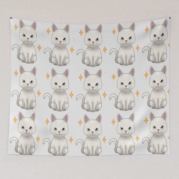 Item preview, Common white cat designed and sold by LemonFur.