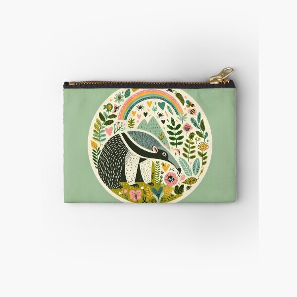 Aperçu de l'œuvre Fourmilier - Espoir pour la faune sauvage Art populaire scandinave par heidiannemorris © créée et vendue par FOLK ART FUSION by heidiannemorris.