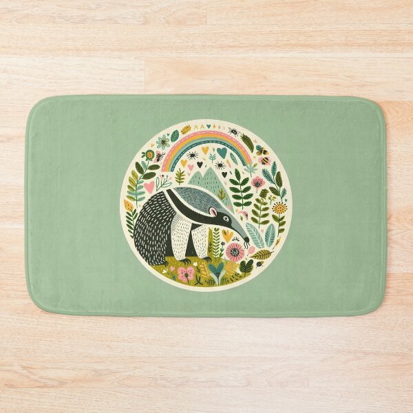 Item preview, Anteater - Hope for Wildlife Scandinavian Folk Art by heidiannemorris © designed and sold by FOLK ART FUSION by heidiannemorris.