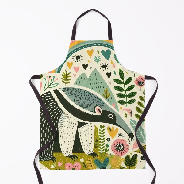 Item preview, Anteater - Hope for Wildlife Scandinavian Folk Art by heidiannemorris © designed and sold by FOLK ART FUSION by heidiannemorris.