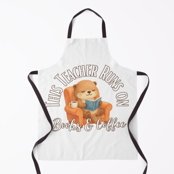 Item preview, this teacher runs on books and coffee designed and sold by Sumpfmaus.
