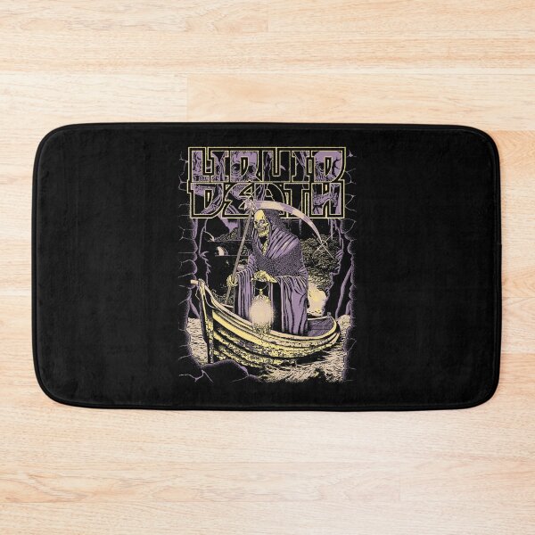 Item preview, Liquid Death River Styx Reaper Scene Heavy Metal Water Humor designed and sold by KAWKAW-DRHM.