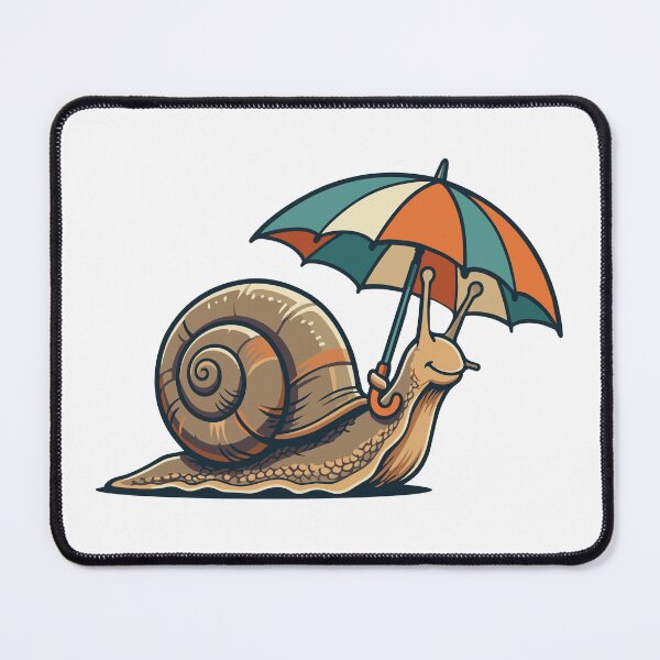 Item preview, Cute Snail with Umbrella designed and sold by BHP Studio.