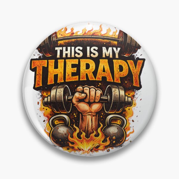 Item preview, This is My Therapy – Funny GYM Shirt, Unique Graphic Tee, Gift Idea designed and sold by Hanno0.
