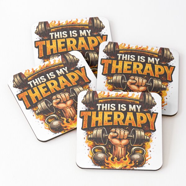 Item preview, This is My Therapy – Funny GYM Shirt, Unique Graphic Tee, Gift Idea designed and sold by Hanno0.