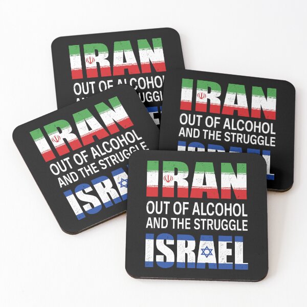 Item preview, Iran Out Of Alcohol And The Struggle Israel Political Satire designed and sold by KAWKAW-DRHM.