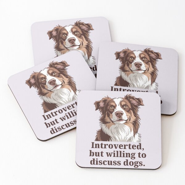 Item preview, Introverted But Willing to Discuss Dogs  designed and sold by MJ ART.