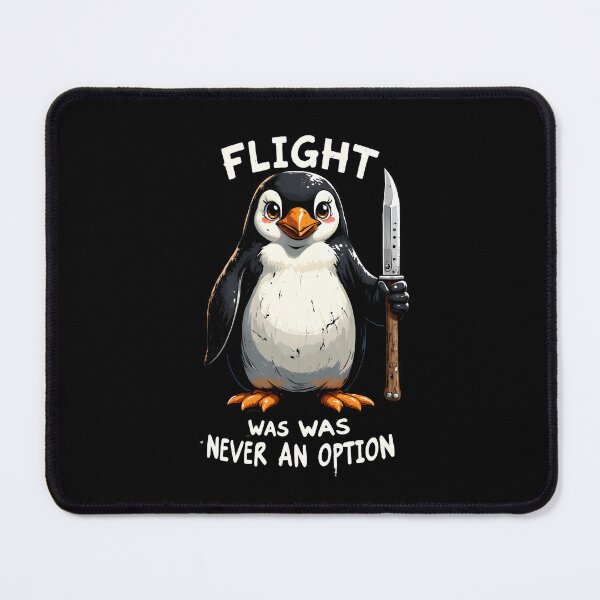 Item preview, Flight Was Never an Option Funny Penguin designed and sold by MaciejRudzinsky.
