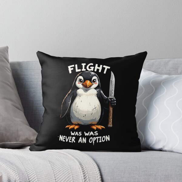 Item preview, Flight Was Never an Option Funny Penguin designed and sold by MaciejRudzinsky.
