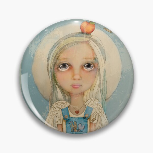 Item preview, Serene Heavenly Guardian Angel in Soft Blue designed and sold by Karin Taylor.