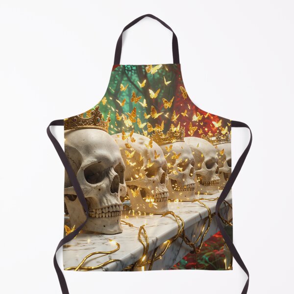 Item preview, Crowned skulls on the marble bridge of oblivion designed and sold by VoidVeilStudio.