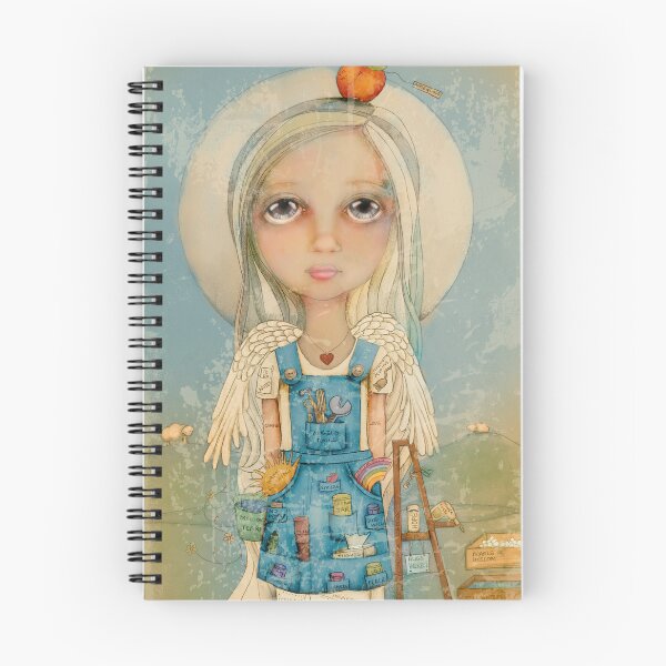 Item preview, Serene Heavenly Guardian Angel in Soft Blue designed and sold by Karin Taylor.