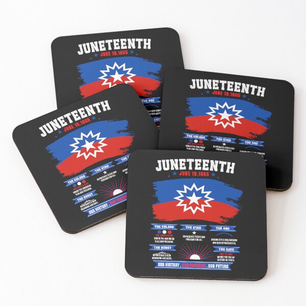 Item preview, Juneteenth Flag Red White Blue Meaning 1865 Black Freedom History designed and sold by KAWKAW-DRHM.