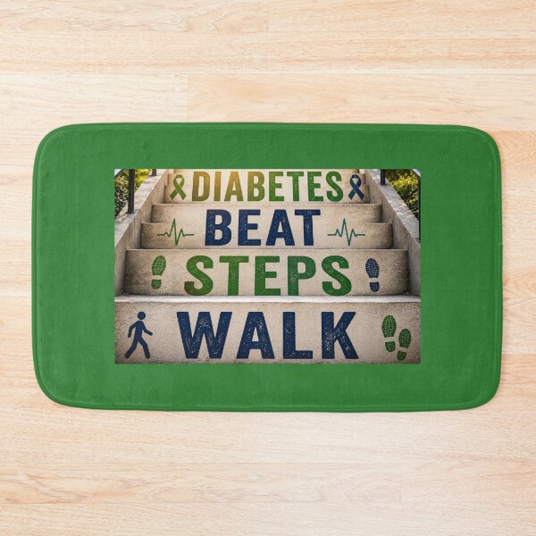 Item preview, Every Step Counts Against Diabetes designed and sold by annenambiro.