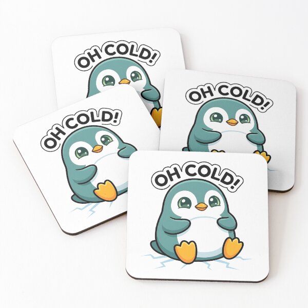 Item preview, Cute Chilly Penguin Cartoon designed and sold by dreephic22.