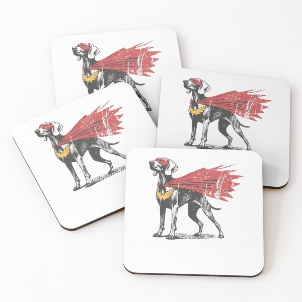 Item preview, Superhero Weimaraner Dog Comic Hero Cape Vintage Art designed and sold by KAWKAW-DRHM.