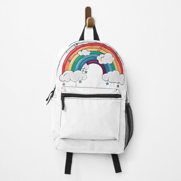 Item preview, Cute Colorful Rainbow With Fluffy Clouds designed and sold by DailyDoodlesBySumbul.