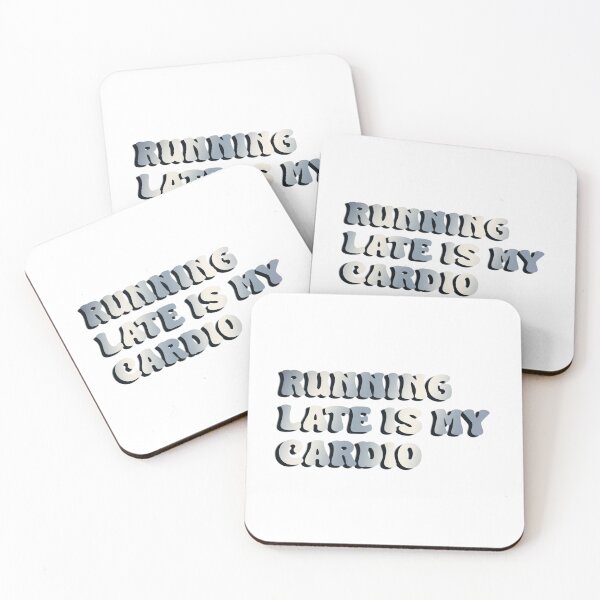 Item preview, Running late is my cardio designed and sold by Sticker32123.