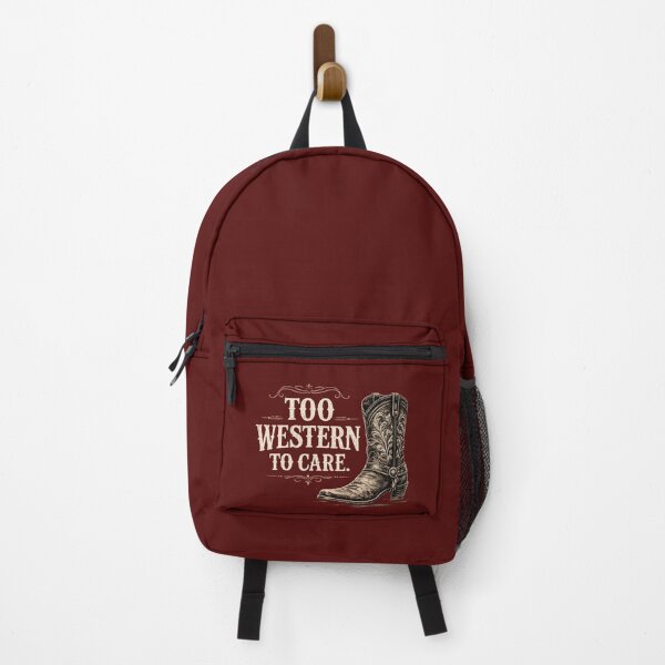 Item preview, Too Western To Care Vintage Cowboy Boot Graphic for Dark Apparel designed and sold by Anyshca.