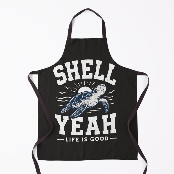Item preview, Shell Yeah Life Is Good Sea Turtle Vintage Beach T-Shirt designed and sold by Delfino-art.