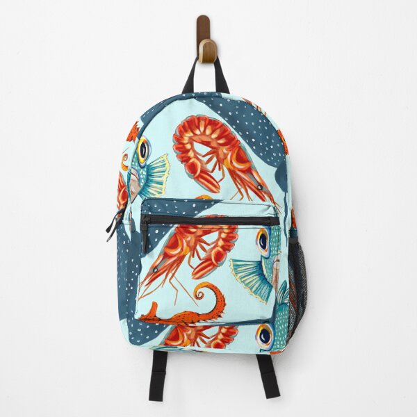 Item preview, Ocean Life Coastal Pattern Collection | Seahorses, Stingrays, Tropical Fish & Shrimp | Nautical Marine Surface Pattern Designs designed and sold by VirtuallyCreativ .