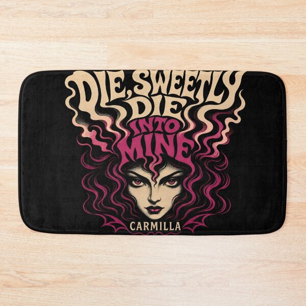 Item preview, Die Sweetly Die Into Mine Carmilla Psychedelic Retro Horror Art designed and sold by Fenay Designs.