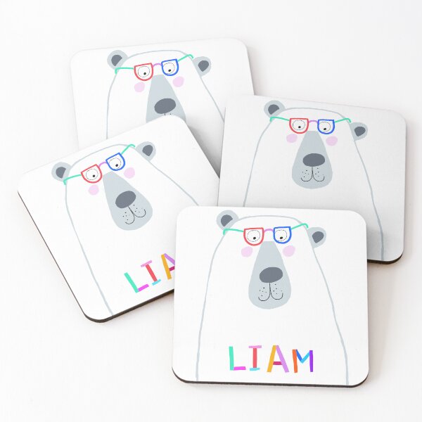 Item preview, Liam- Personalized Name Art with Cool Bear designed and sold by Carla Daly.