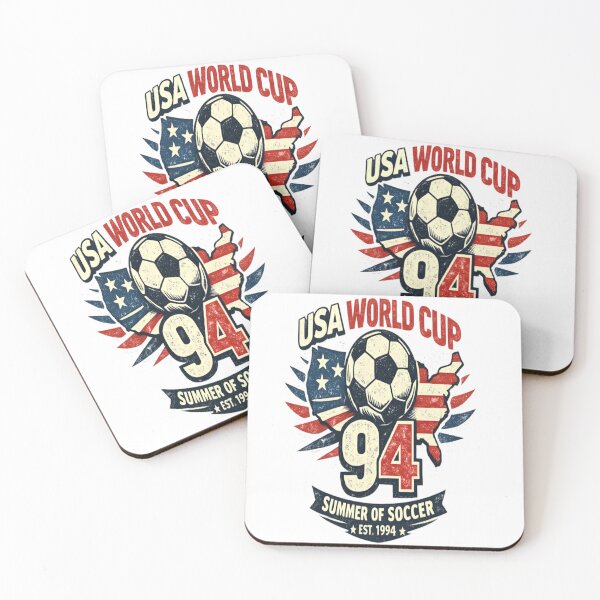 Item preview, USA 94 World Cup Vintage Soccer Retro Design designed and sold by CatLovers Studio.